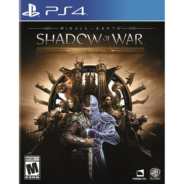 Middle-Earth Shadow Of War Gold Edition Steelbook - PS4 - Game