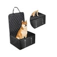 thumbnail image 1 of Pet Car Seat Cover Combined With Front Passenger Seat Cover, 4 Zippers Design, 1 of 5