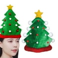thumbnail image 3 of Sombrero de Navidad Photo Prop Headwear Mujeres Hombres Adulto Sombrero de decoración de Navidad para, Árbol jinwen Gorro Adultos, 3 of 8