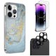thumbnail image 1 of Funda para Celular ZERODAMAGE Sahara iPhone 14 Pro Max Mármol Azul, 1 of 9
