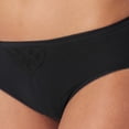 thumbnail image 4 of SCHIESSER Braguitas Tai para mujer, pack de 2 - «Cotton Essentials», pantalones Tai, algodón Negro S (Small), 4 of 5