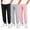 Pink, variant on UACY 3 Pack Girls Sweatpants High Waisted Drawstring Active Joggers Soft Athletic Pants with Pockets for Kids Winter