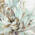 thumbnail image 2 of Watts, Eva 15x15 Gold Ornate Wood Framed with Double Matting Museum Art Print Titled - Touch of Teal I, 2 of 4