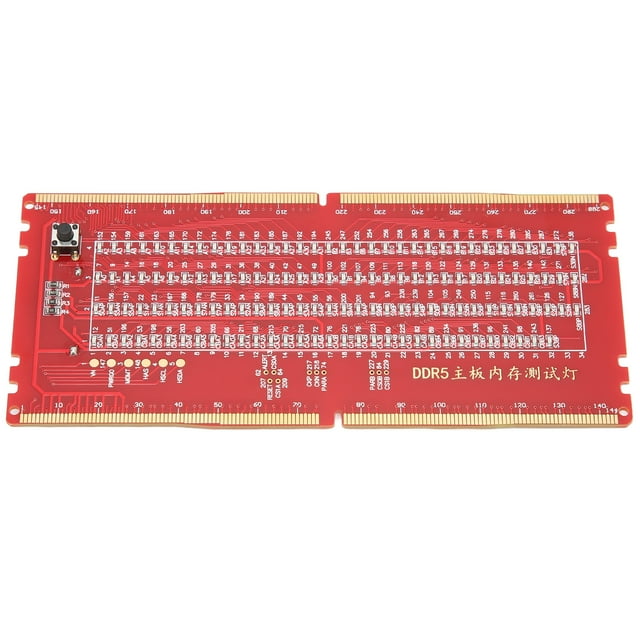 Comprobador de memoria DDR5, diodo luminoso, seguro, duradero y estable, comprobador de memoria de escritorio para reparación de computadoras.