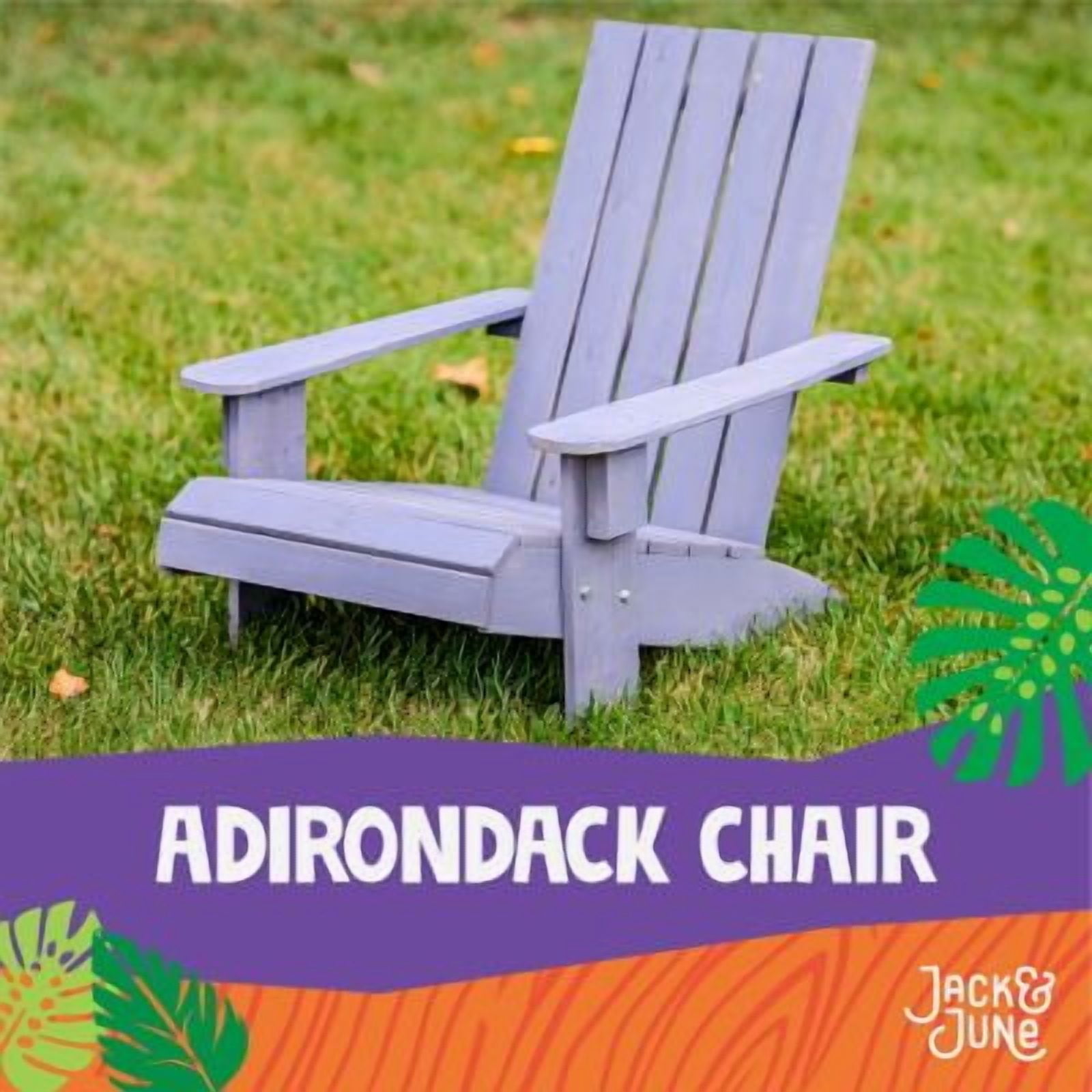 Jack & June Cedar Adirondack Chair – Rustic, Comfortable, and Durable Outdoor Furniture for Patios, Decks, and Gardens – Perfect for Relaxing and Entertaining!