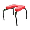 thumbnail image 1 of jinwen Yoga Headstand Bench Inversion Chair PU Pads Strong Steel Frame Core Strength Building Headstand Yoga Headstand Stool Red WITH Mat, 1 of 9