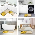 thumbnail image 4 of SKYSONIC Hello Fall Sunflower Kitchen Rugs 2 Pieces, Yellow Flower Floor Mat Room Area Rug Washable Carpet Perfect for Living Room Bedroom Entryway, 4 of 7