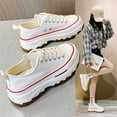 thumbnail image 5 of Women's low top heightening canvas shoes,breathable and fresh fashion trainers wide available, 5 of 7