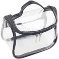 thumbnail image 5 of Bolsa de cosméticos transparente, bolsa organizadora de maquillaje de viaje transparente e impermeable, 5 of 5