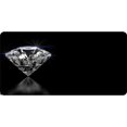 thumbnail image 1 of Diamond Offset On Black Photo License Plate Free Personalization on this plate, 1 of 1