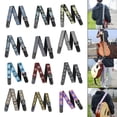 thumbnail image 4 of Mosiee Personalized Embroidered Cotton And Leather Guitar Strap Comfortable Material, 4 of 8