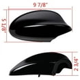 thumbnail image 3 of Glossy Black Door Rearview Side Mirror Cover For 2005-2008 BMW E90 E91 325i 328i 330i 335i Pre-Facelift, 3 of 6