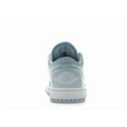 thumbnail image 4 of Jordan Women's 1 Low White Ice Blue Basketball Shoes, from StockX, 4 of 5