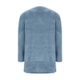 thumbnail image 6 of Winter Sweatshirt for Women Fleece Fuzzy Comfort Pullover for anxiety Long Sleeve Shirts Oversized Warm Sweater, 6 of 6