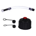 thumbnail image 3 of KAKOWELY 1 Set Racing Gas Jug Cap Racing Oil Filler Hose Vent Can Cap With Hose Kits For Gasoline Container Tank Gas Jug Replacement,13.39X"X1.18"X1.18", 3 of 4