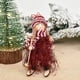 thumbnail image 2 of Moyic Colgante colgante de tela de punto Mini pequeña muñeca de Navidad de encantadora con cordón adornos de árbol de Navidad amigables con Kits de decoración para fiestas Rojo/Niña Moyic HA069666-06, 2 of 6