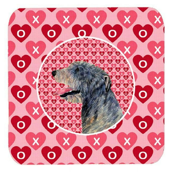 Irish Wolfhound Foam Coasters, Set Of 4