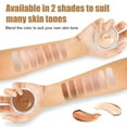 thumbnail image 6 of Tattoo Cover Up, Tattoo Concealer Makeup, 2 Colors waterproof concealer, Professional Waterproof Skin Concealer Set to Cover Tattoo/Scar/Acne/Birthmarks for Men and Women (2x20g), 6 of 7