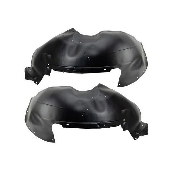 Front Fender Liner Set 2 Piece - Compatible with 2001 - 2006 Chevy Silverado 3500 2002 2003 2004 2005
