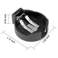 thumbnail image 3 of Unique Bargains 10 Pcs DIY CR2430 Coin Cell Button Battery Holder Socket, 3 of 4