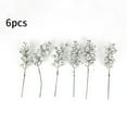 thumbnail image 1 of 6Pcs Beautiful Christmas Red Berries Spray Stem Home Red Berry Xmas 14 Forks, 1 of 5