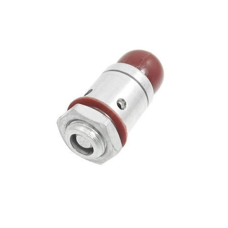 Unique Bargains Unique Bargains Kitchenware Parts Metal Plastic Relief Jigger Valve Red Silver Tone