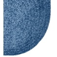 thumbnail image 3 of Better Trends Chenille Solid 100% Polyester 24"x108" Braided Rug, Indoor Use, for Adult - Smoke Blue, 3 of 5