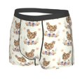 thumbnail image 5 of Goofa Flower Chicken Printed Men's Boxer Briefs Underwear, Moisture-Wicking Underwear, Trunk,Soft and Breathable Cotton Underwear-XX-Large, 5 of 9