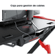 thumbnail image 2 of Escritorio Gamer Rojo RGB con Luces LED – Diseño Geek y Moderno KECOMPRAS ESCRITORIO PARA GAMERS GALAXHERO LUCES LED RGB GEEK, 2 of 8