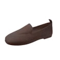 thumbnail image 2 of Women's Lightweight Knitted Loafers Casual Flat Shoes Comfortable Boat Shoes Flat Bottomed Breathable Shoes, 2 of 3