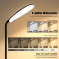 thumbnail image 2 of Lampara de escritorio DEEPLITE OL-T04D LED 5W recargable 3 modos luz tactil, 2 of 5