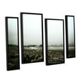 thumbnail image 2 of ArtWall Kevin Calkins "Driftwood and Seastacks" 4-Piece Floater Framed Canvas Staggered Set, 2 of 2