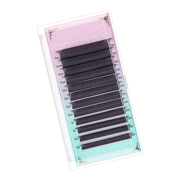 Extensiones de pestañas 8-15 Mixtas Suaves y esponjosas Luz 12 Filas Pestañas Postizas Racimo para Maquillaje Negro 0.07D 8-15mm Mixtas
