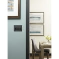 thumbnail image 5 of Amerock Bp36520 Mulholland Triple Rocker / Gfi Outlet Wall Plate - Bronze, 5 of 5