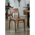 thumbnail image 4 of Treasure Trove Brownstone Nut Brown Wood Dining Chairs - Set of 2, 4 of 6