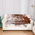 thumbnail image 6 of Easycozy Faux Cowhide Large Cow Print 8 x 10 Feet Thickened Elastic Rug for Bedroom, Living Room, Home Office, Western Decor, 6 of 7