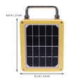 thumbnail image 2 of HAMPPLIES Emergency Lamp for Outdoor Use LED Solar Light with Anti Aging Bulb Eye Protective Yellow, 2 of 5