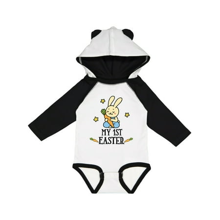 

Inktastic My 1st Easter Boy Bunny Rabbit Gift Baby Boy Long Sleeve Bodysuit