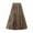 Khaki, variant on Qingpeng Women Elastic High Waist Pleated Skirt Midi Swing A-line Skirts