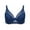 Dark Blue, variant on POIUYTR Lace Bras for Women Plus Size Comfort Full Coverage Underwire Bras Soft Breathable Push Up Lightly Everyday Bra for Full Figure 2024