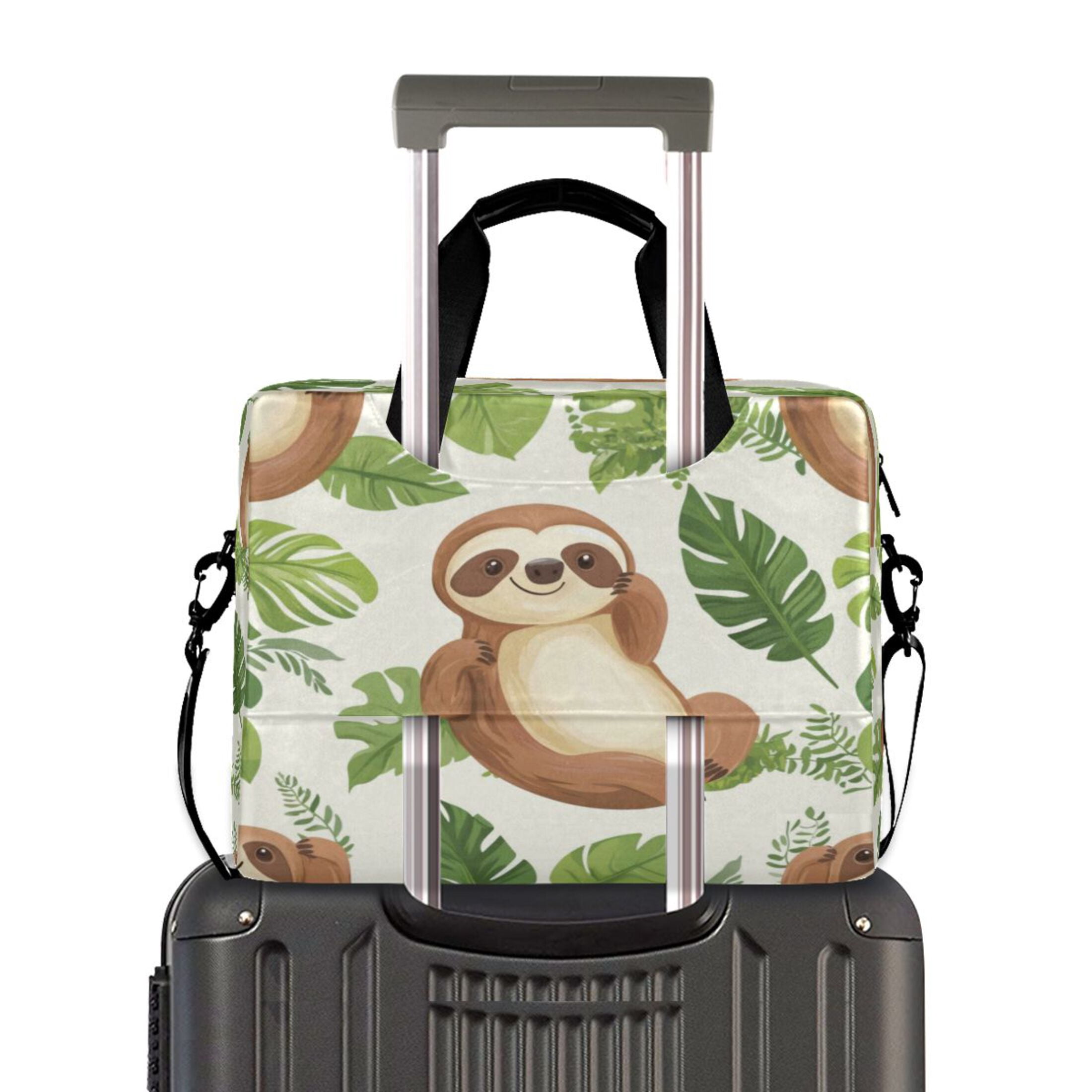 Laptop Bag Laptop Briefcase 15.7 x 3 x 11.8 Inches Laptop Bag Briefcases Laptop Storage Travel Laptop Bag Work Laptop Bag Cartoon Sloth