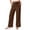 Coffee 1, variant on Diufon Womens Linen Pants Summer Drawstring High Waisted Palazzo Pants with Pockets Casual Wide Leg Trouser