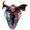 FLYING SUPERMAN BALLOON • Large Shape Foil Mylar Balloon • Party Supplies Decorations Foil Mylar Balloon