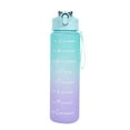 thumbnail image 1 of Botella Deportiva de Agua, Gran Capacidad de 750 Ml, Diseño a Prueba de Fugas, Pajita Extraíble, Ideal para Fitness y Exteriores, Marcadores Motivacionales, Sin Bpa, Portátil, Fácil de Trans, 1 of 1