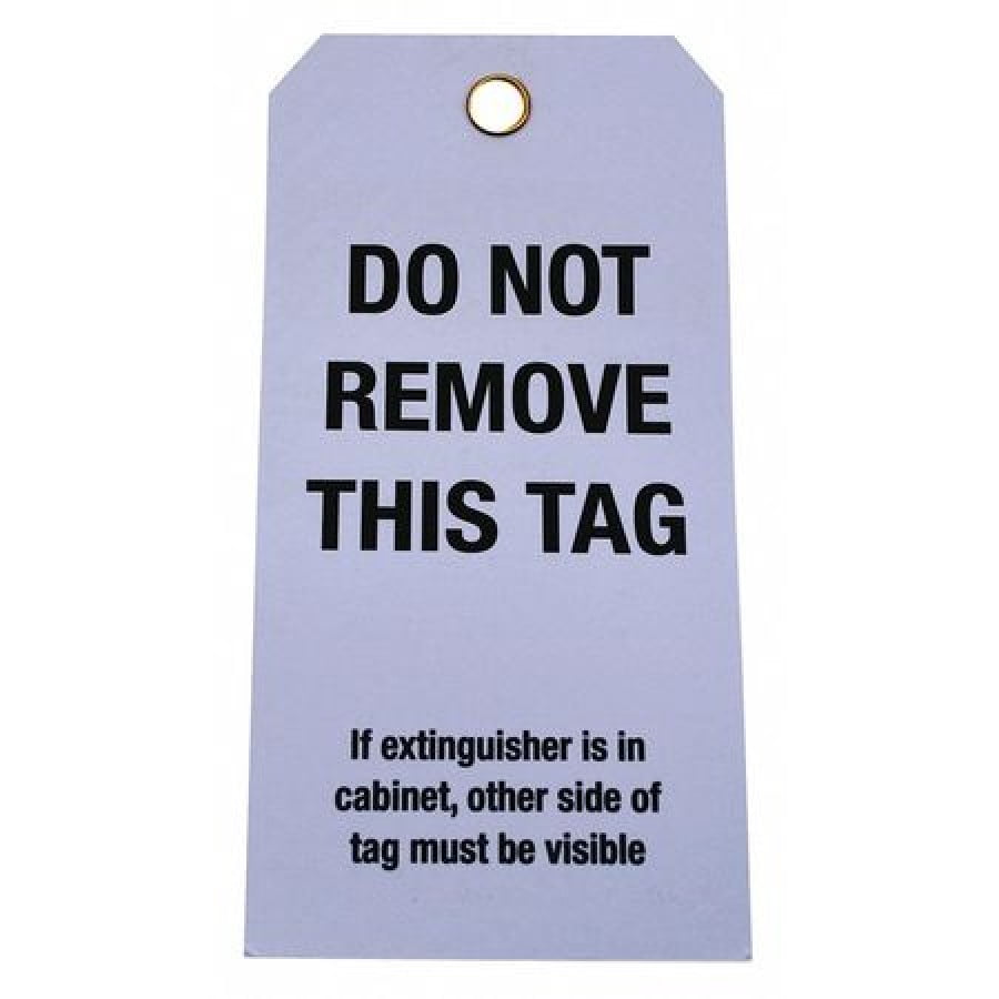 ZORO SELECT 30ZC76 Fire Extinguisher Inspection Tag,PK25