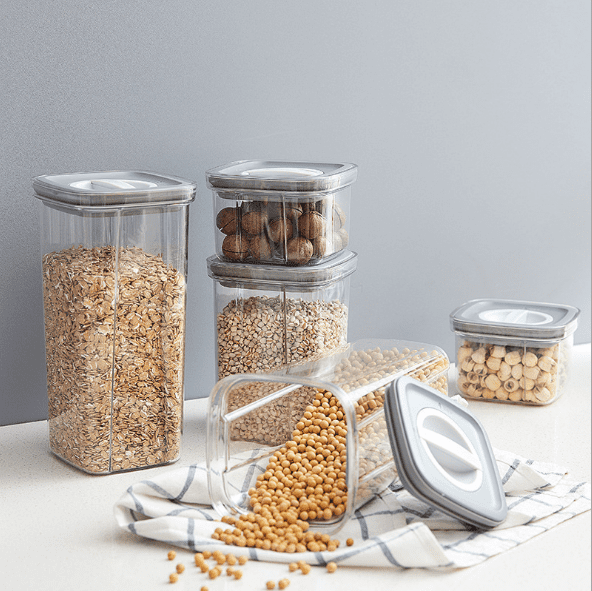 TBWYF 2000ml Airtight Food Storage Containers,Plastic Cereal Containers ...