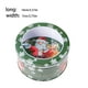 thumbnail image 4 of Lata de dulces de Navidad Advancent con tapa transparente para Baby Shower Verde, 4 of 6