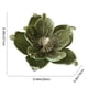 thumbnail image 3 of Decoraciones de Navidad para el Hogar Flor de Navidad de Terciopelo Rosa de 24 cm Magnolia Decoración de Navidad de Tela de Gama Alta Flor Artificial Decoraciones de Navidad Blancas, 3 of 6