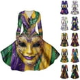 Rlmidhb Carnival Cocktail Dresses Mardi Gras Mask Mardi Gras Glitter