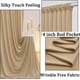 thumbnail image 2 of Cortinas de fondo NSSONBEN, color champán sin arrugas, de 40 pies x 10 pies, 2 of 7